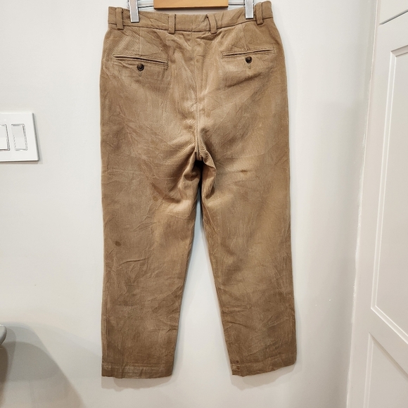 Vintage Brooks Brothers Hudson Corduroy Pants Mens 33x30 Tan Brown Strai… - Picture 2 of 13